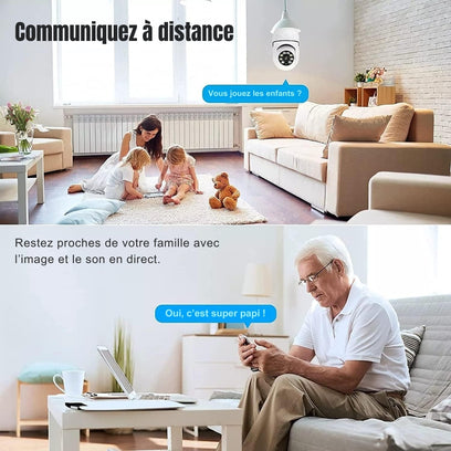InoCam Lamp™ Caméra Ampoule Sans-Fil 1080P