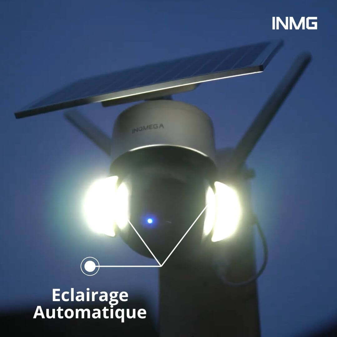 InoCam Solar Dome™ Caméra Rotative Sans-Fil