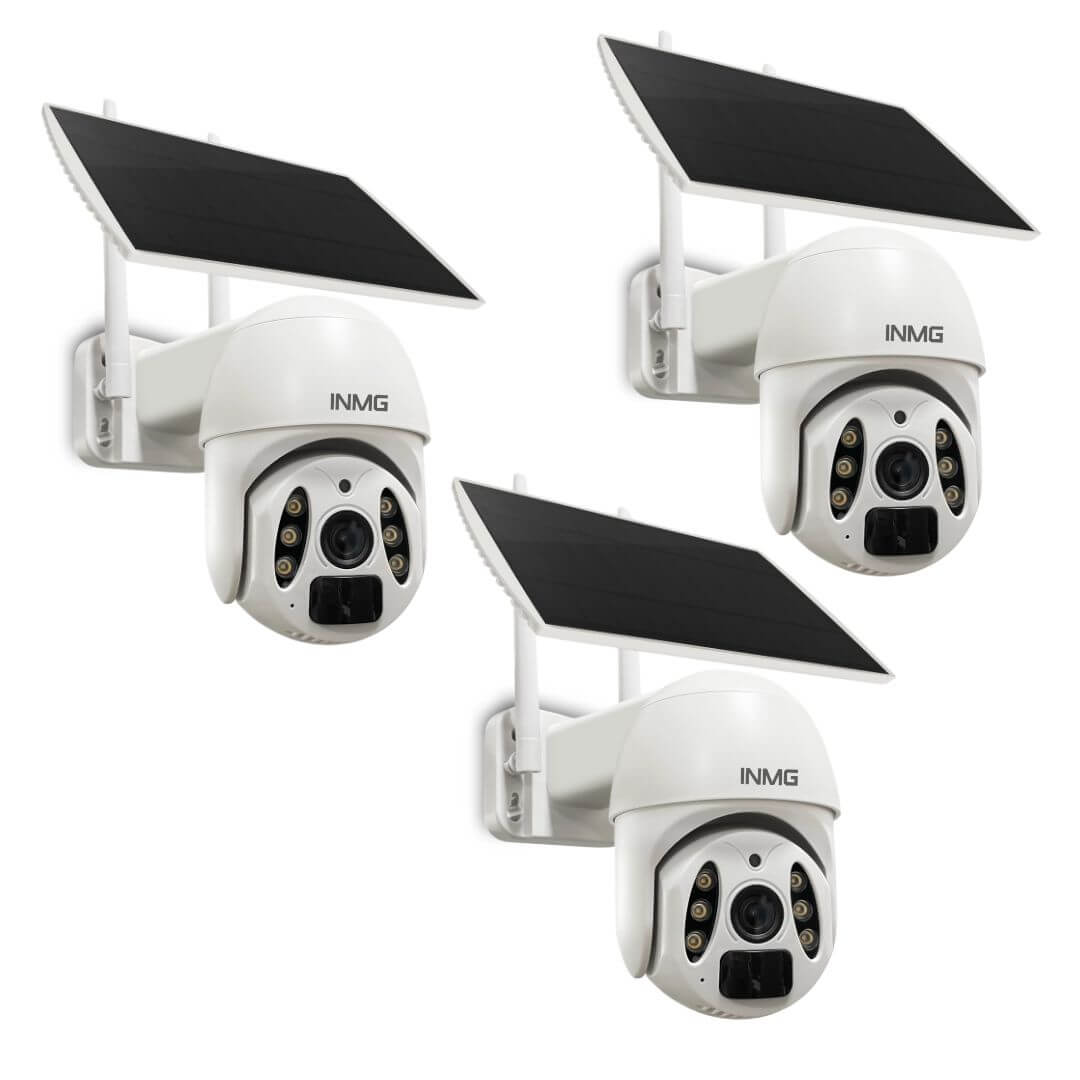 InoCam Pro 4G™ Caméra Rotative Solaire Sans Fil