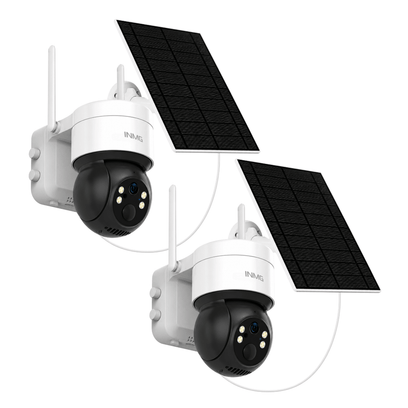 InoCam Pro 4G™ Caméra Rotative Solaire Sans Fil
