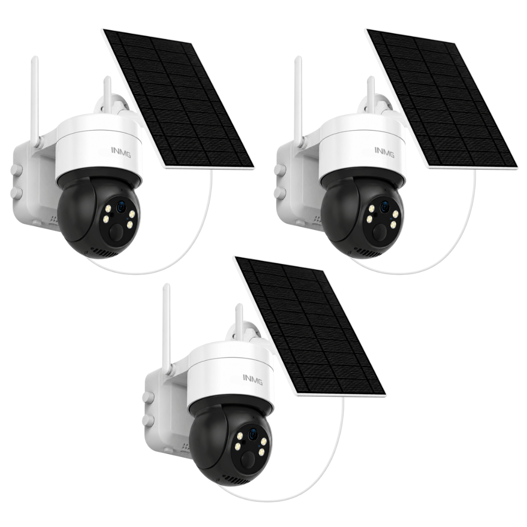 InoCam Pro 4G™ Caméra Rotative Solaire Sans Fil