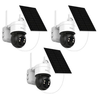 InoCam Pro 4G™ Caméra Rotative Solaire Sans Fil