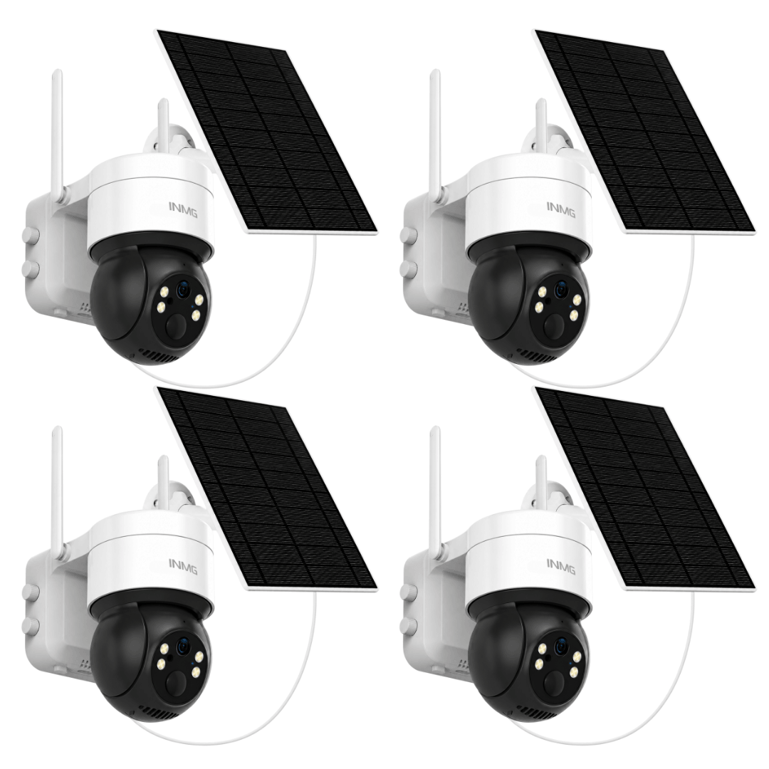 InoCam Pro 4G™ Caméra Rotative Solaire Sans Fil