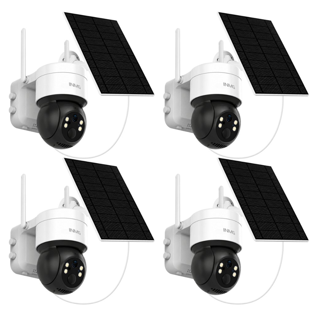 InoCam Pro 4G™ Caméra Rotative Solaire Sans Fil