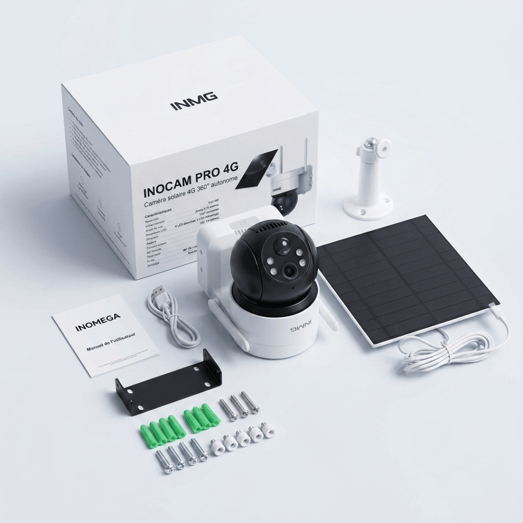 Leg Innocam InoCam Pro 4G™ Caméra Rotative Solaire Sans Fil