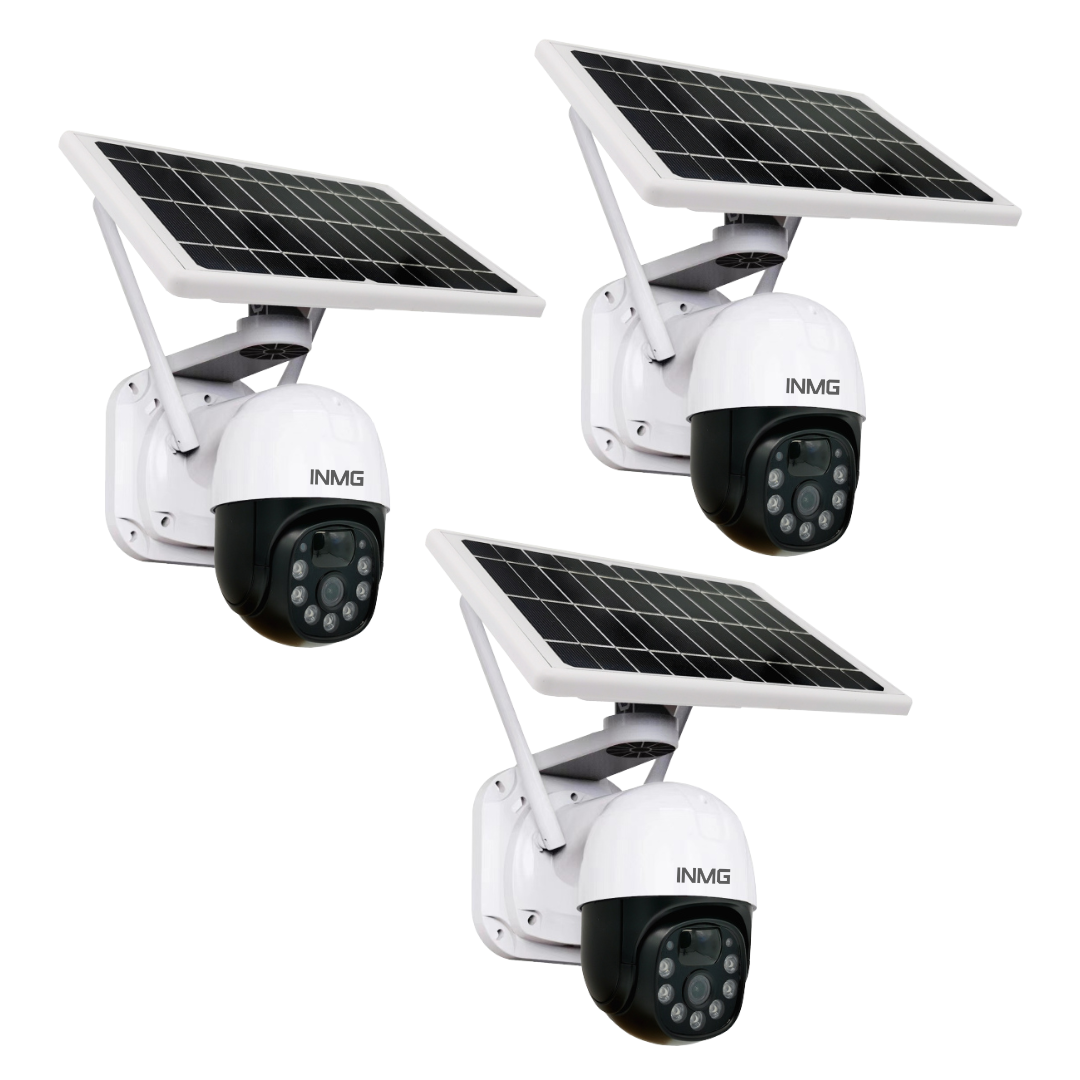 InoCam Pro 4G™ Caméra Rotative Solaire Sans Fil