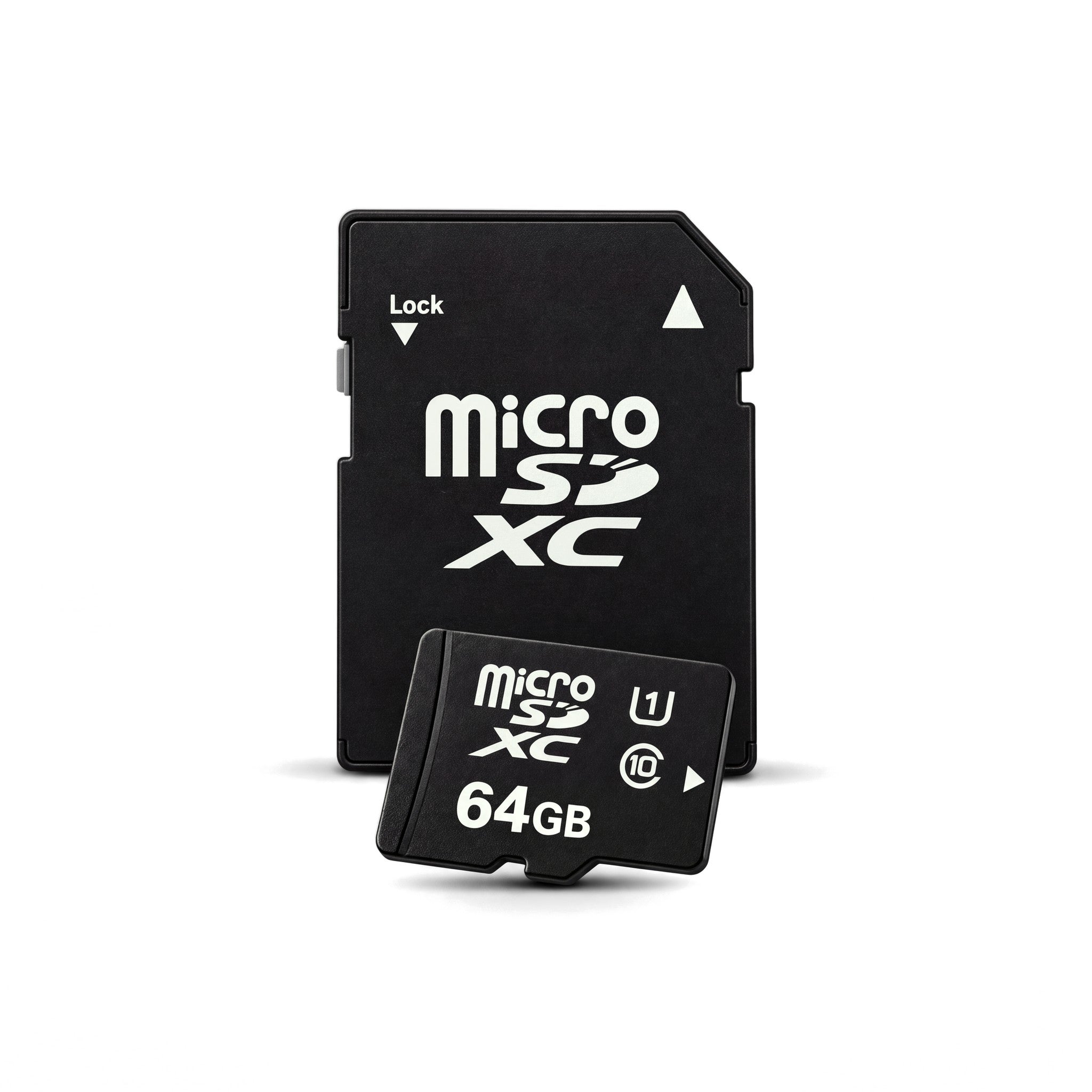 Carte micro SDXC 64 Go avec adaptateur SD