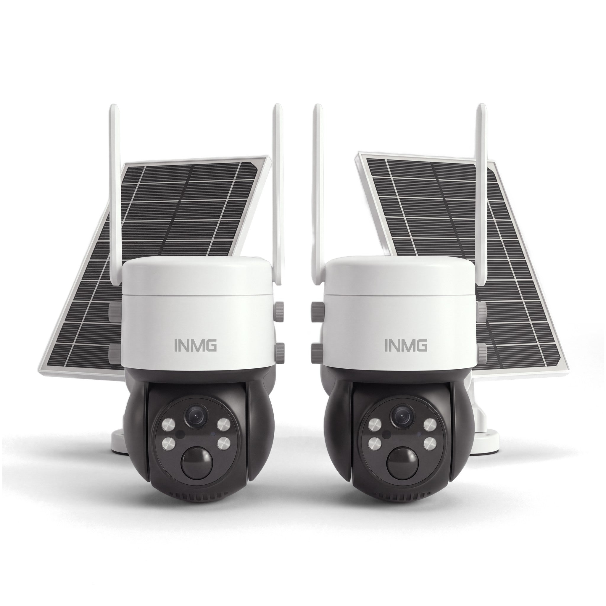 Pack de 2 caméras InoCam Pro 4G avec panneaux solaires