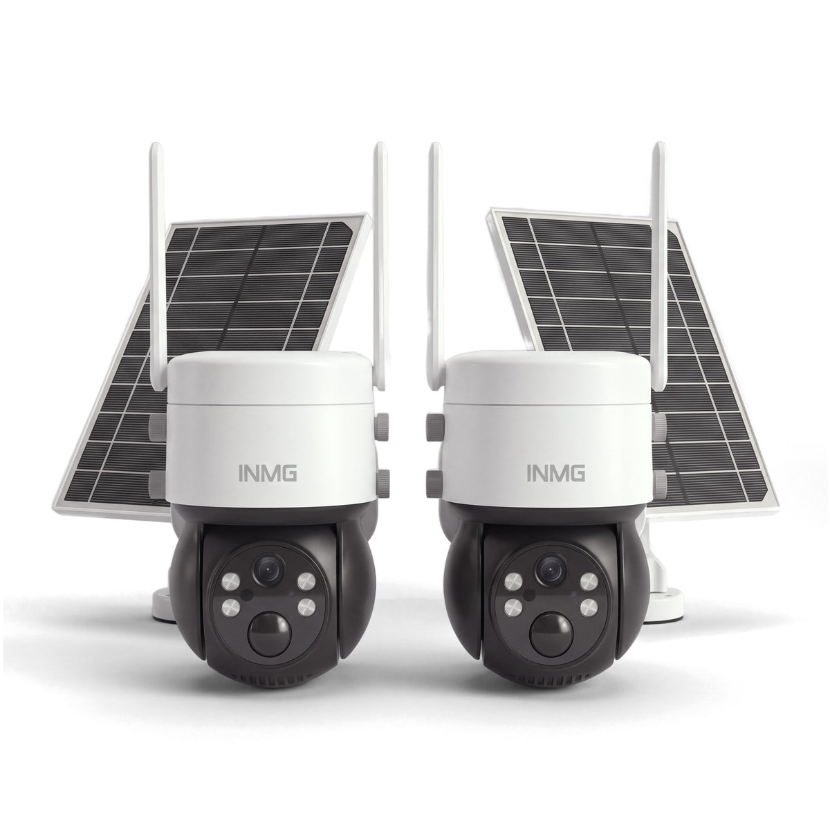 Pack de 2 caméras InoCam Pro 4G avec panneaux solaires