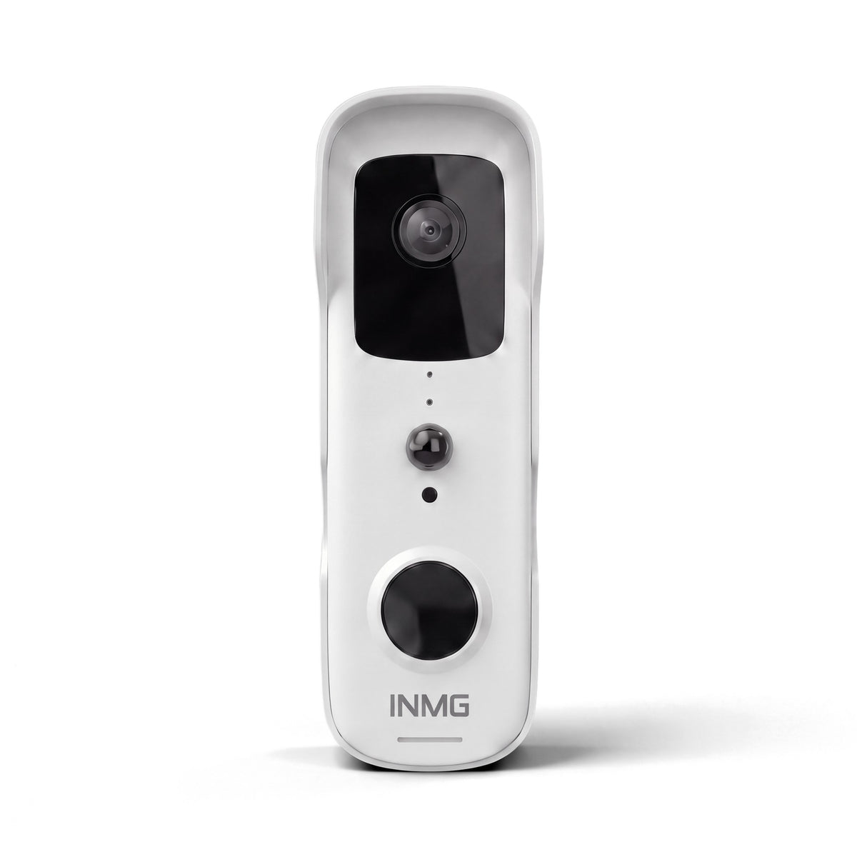 InoCam Visio sonnette vidéo Wi-Fi sans fil vue de face, fond blanc